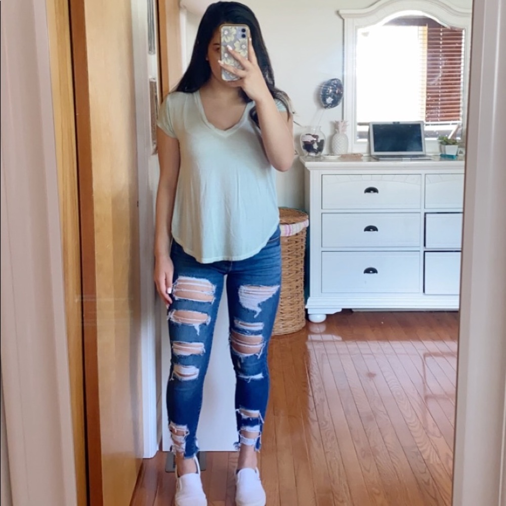 Mint Green Top